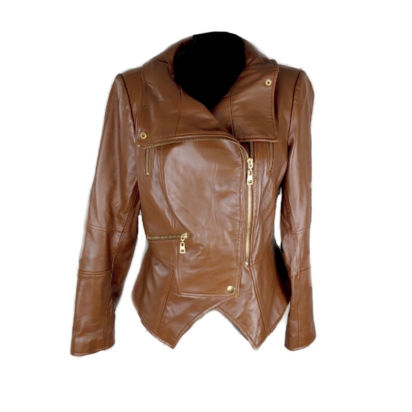 G.I.L.I. Jackets & Blazers - New! G.I.L.I Womens 10 Genuine Buttery Soft Leather Biker Jacket